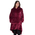 Snuggs Blanket Hoodie Dark Red